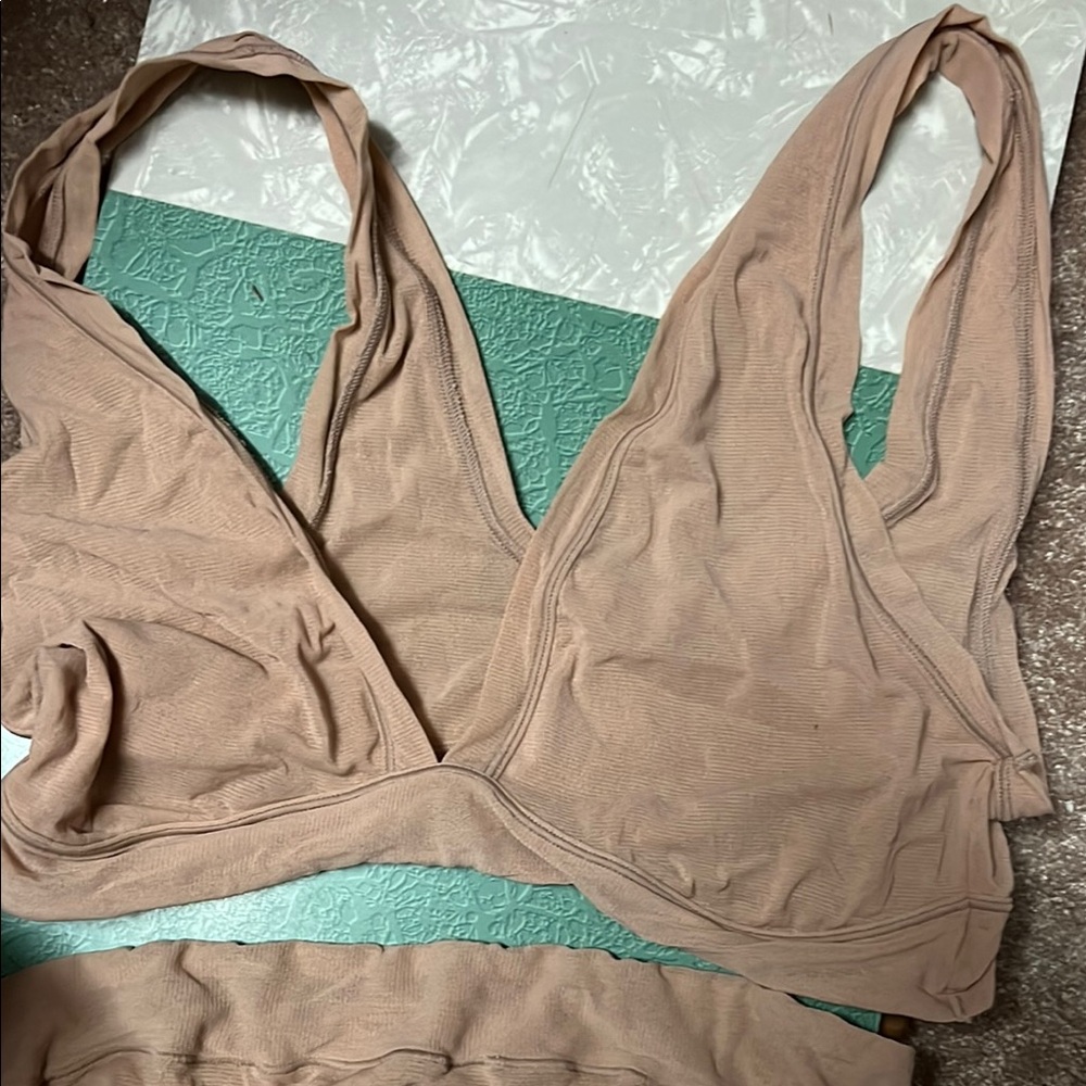 Women's Tan Intimates Set - Picture 2 of 4